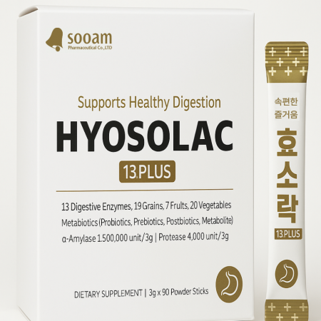 수암제약 효소락 13플러스 3g×30포