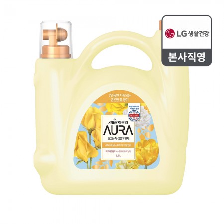 샤프란 아우라 섬유유연제 미드나잇골드 5.5L